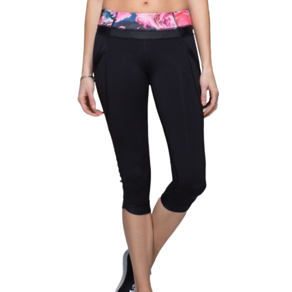 LULULEMON Chase Me Crop II Luxtreme Crop Black 2